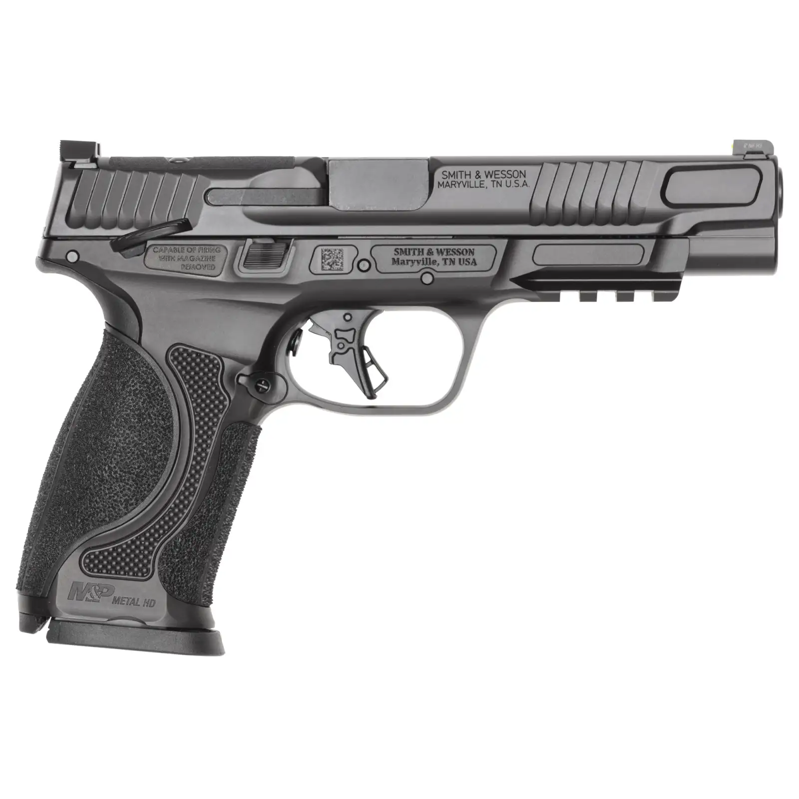 SMITH & WESSON M&P 9 M2.0 METAL HD 9MM PISTOL 5" TS BLACK 2-10RD MAGS